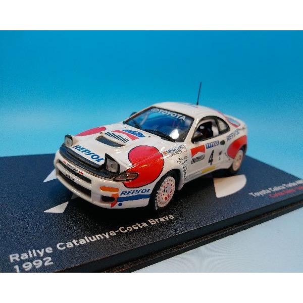デアゴスティーニ ラリーカーコレクション 1/43 トヨタ セリカ ターボ 4WD #4  1992...