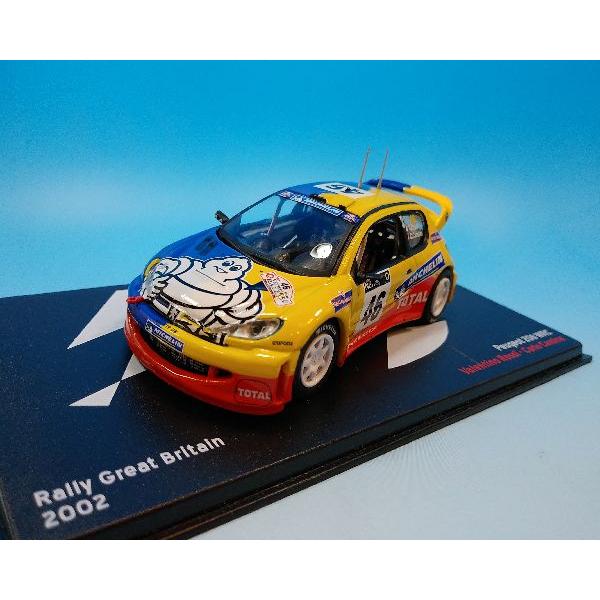 デアゴスティーニ ラリーカーコレクション 1/43 プジョー 206 WRC #46 Rally G...