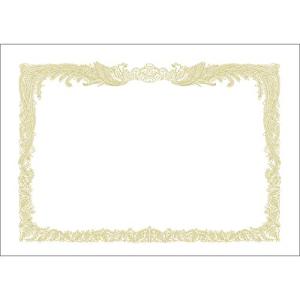 ササガワ 賞状用紙 タカ印 OA対応 縦書き用 白 B4 100枚