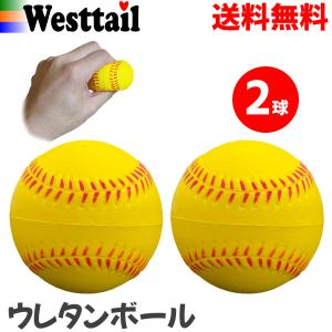 軟式ボール j球 野球ボール ウレタンボール 柔らかい 黄色 69mm 2球 キャッチボール｜Westtail ヤフーショッピング店