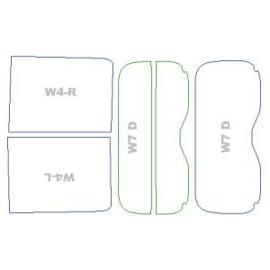 カーフィルム カット済み 断熱スモーク スズキ スペーシア ベース 【MK33V型】 年式 R4.8- フィルム｜westwave3013