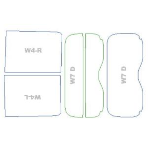 カーフィルム カット済み 断熱スモーク スズキ スペーシア ベース 【MK33V型】 年式 R4.8-    フィルム｜westwave3013