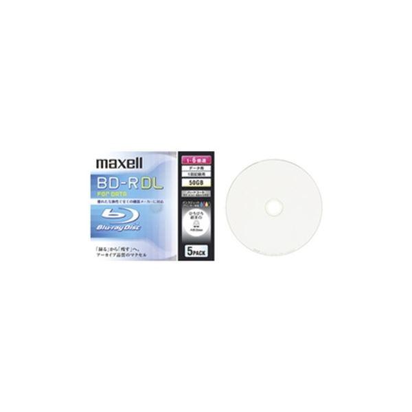 Maxell 6倍速対応データ用BD-R DL 50GB 5枚1枚ずつ5mmプラケースプリント対応ホ...
