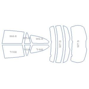 色褪せしづらいカーフィルム マツダ MAZDA6 WAGON 年式 R1.8- カット済み ＵＶカット 紫外線 99％カット