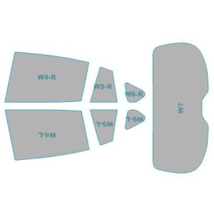 カーフィルム カット済み シルフィード 断熱スモーク スバル XV 【GTE型】 年式 H29.5- 車検対応 業務用 スモークフィルム ウインドウ フィルム｜westwave3013