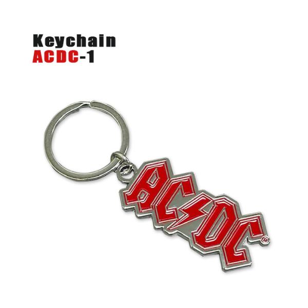 ROCK KEY CHAIN ACDC-1[エーシーディーシー] LOGO ロゴ キーチェーン キー...