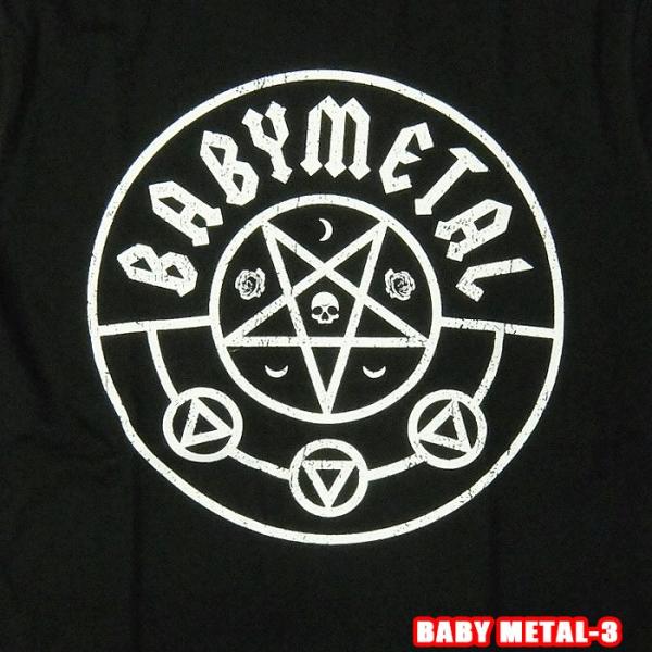 BABY METAL-3[ベビーメタル]  Pentagram ROCK TEE ロックＴシャツ/バ...