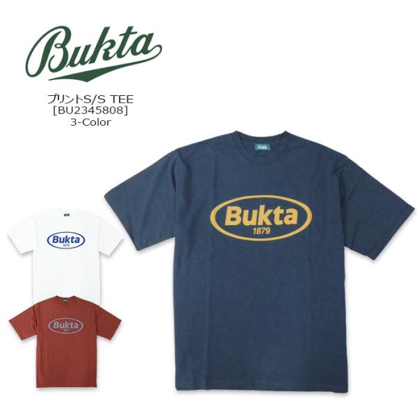 BUKTA(バクタ) プリント半袖S/S TEE[BU2345808] メンズ Tシャツ 半袖 カジ...