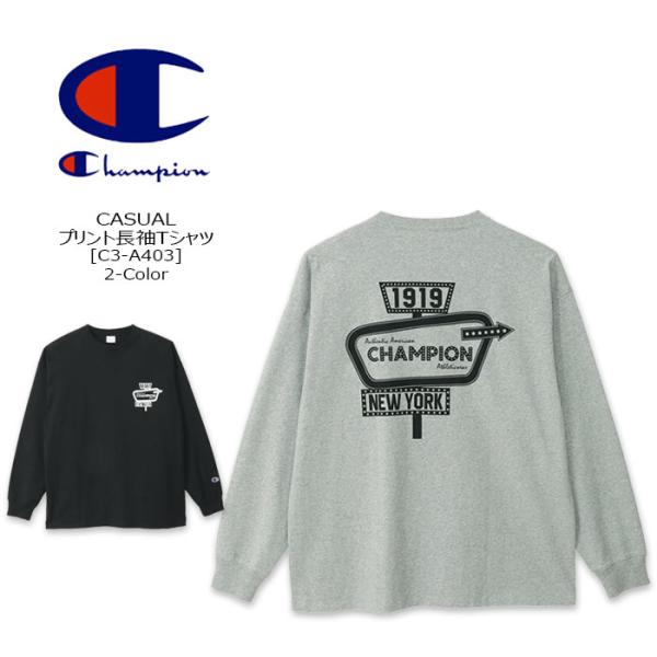 CHAMPION(チャンピオン) ロングスリーブTシャツ [C3-A403] CASUAL アメリカ...