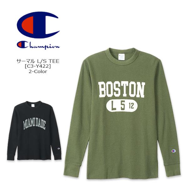 CHAMPION(チャンピオン) L/S Tee Thermal[C3-Y422] 2023FW サ...