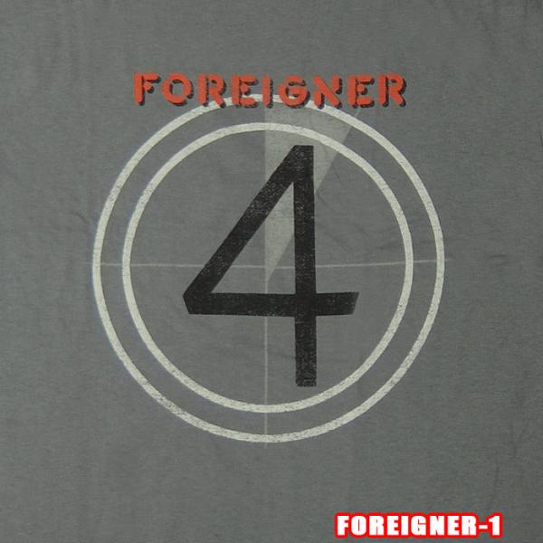 FOREIGNER-1[フォリナー] - 4 - 英国/米国のオフィシャルライセンス ロックＴシャツ...