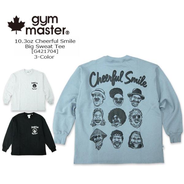 gym master(ジムマスター)10.3oz Cheerful Smile Sweat Big ...