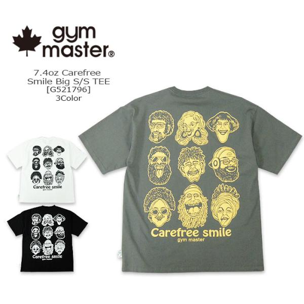 gym master(ジムマスター) 7.4oz Carefree Smile Big S/S Te...