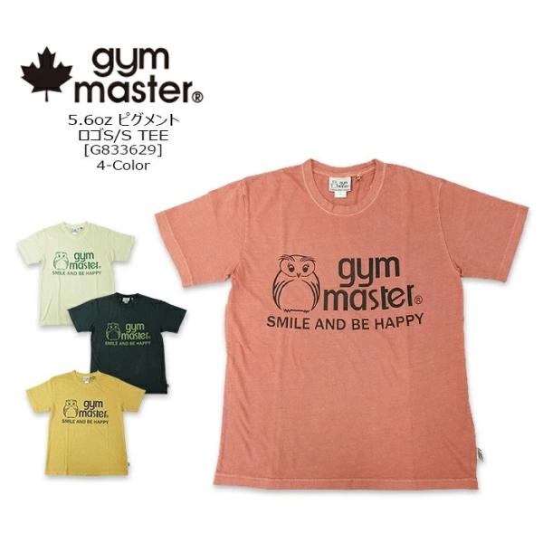 gym master(ジムマスター) ピグメントロゴ S/S Tee [G833629] 後染め　プ...