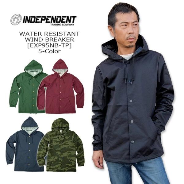 INDEPENDENT(インディペンデント) Water Resestant Hooded Wind...