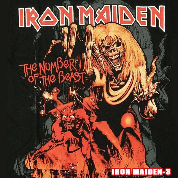 IRON MAIDEN-3[アイアン・メイデン]  NUMBER OF THE BEAST  ロック...