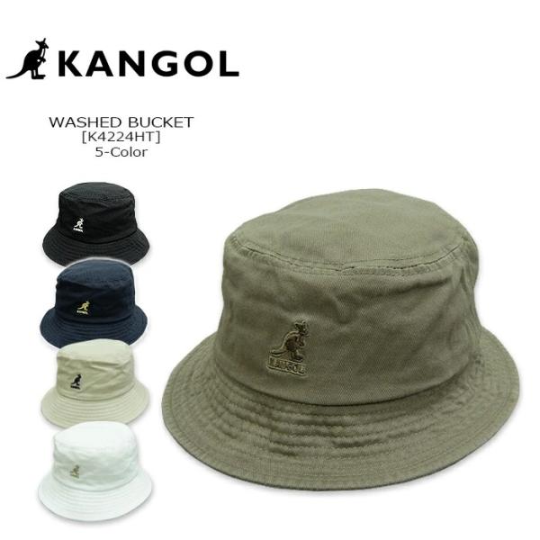 KANGOL(カンゴール) WASHED BUCKET HAT[K4224HT]5-Color バケ...