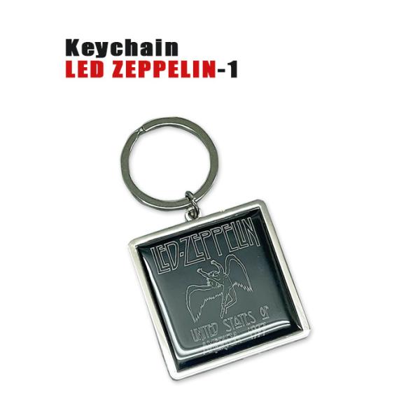 ROCK KEY CHAIN LED ZEPPELIN-1[レッドツェッペリン] LOGO ロゴ キ...
