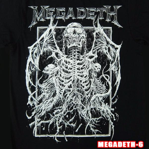 MEGADETH-6[メガデス] VIC RISING ロックＴシャツ バンドTシャツ ROCK T...