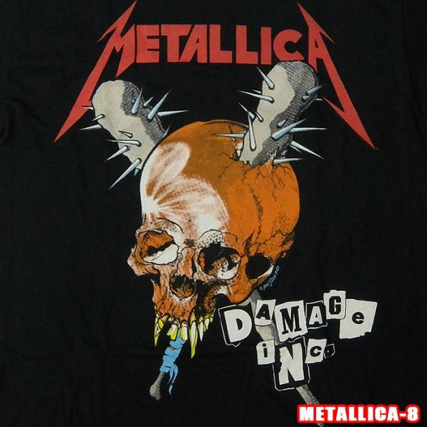 METALLICA-8[メタリカ]  DAMAGE INC ロックＴシャツ バンドTシャツ ROCK...