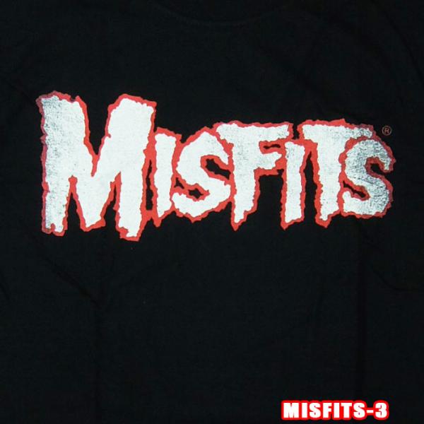 MISFITS-3[ミスフィッツ] STREAK ロックＴシャツ バンドTシャツ ROCK T バン...