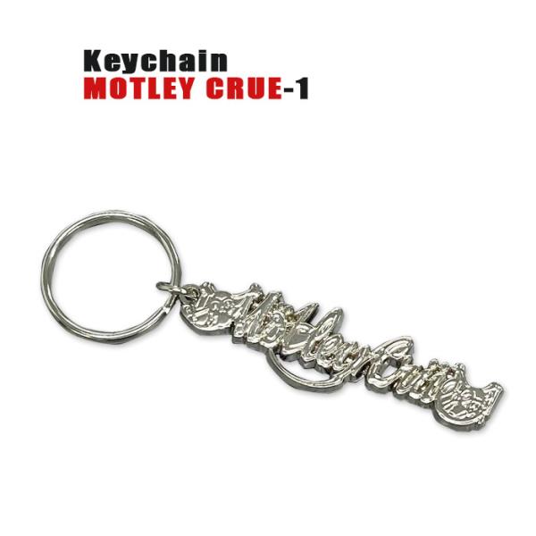 ROCK KEY CHAIN MOTLEY CRUE-1[モトリークルー] LOGO ロゴ キーチェ...