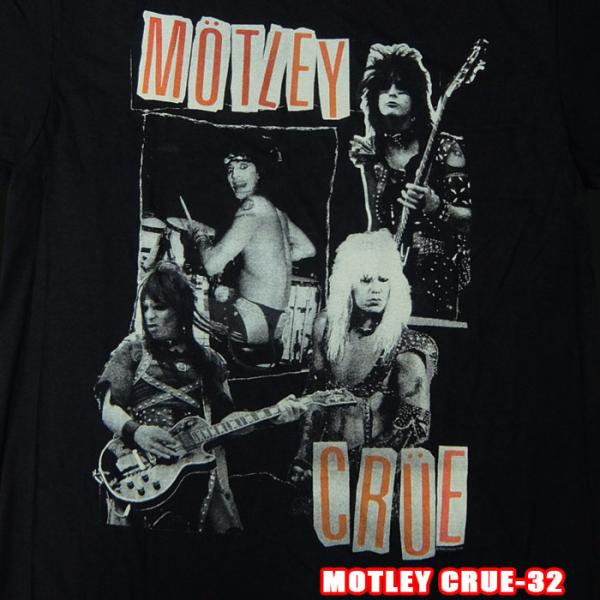 Motley Crue-32[モトリークルー] VINTAGE PINK COLLEGE ロックＴシ...