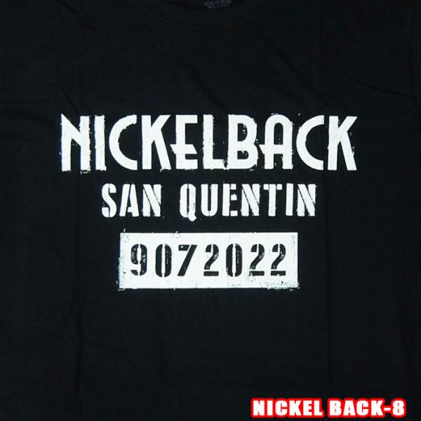NICKEL BACK-8[ニッケルバック] SAN QUENTIN  バンドT ROCK T ロッ...