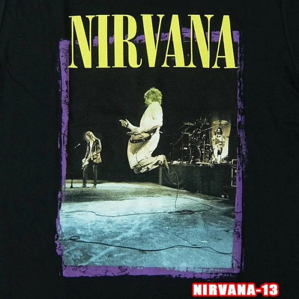 NIRVANA-13[ニルヴァーナ] STAGE JUMP ロックＴシャツ バンドTシャツ ROCK...
