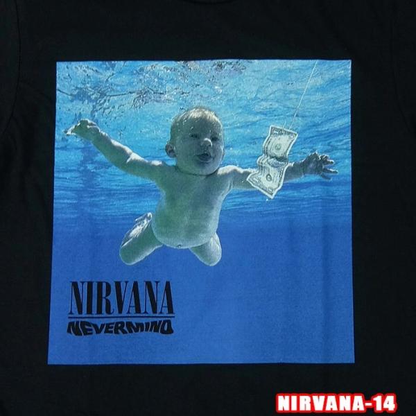NIRVANA-14[ニルヴァーナ] NEVER MIND ALBUM ロックＴ ROCK TEE ...