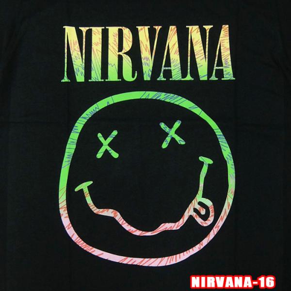 NIRVANA-16[ニルヴァーナ] SOLBET RAY HAPPY FACE  バンドT ROC...