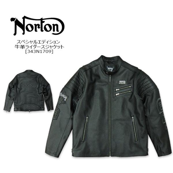 NORTON(ノートン) スペシャルエディション牛革ライダースジャケット[243N1709] 数量限...