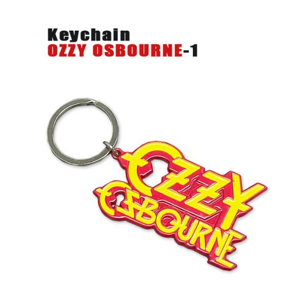 ROCK KEY CHAIN OZZY OSBOURNE-1[オジーオズボーン] LOGO ロゴ キ...