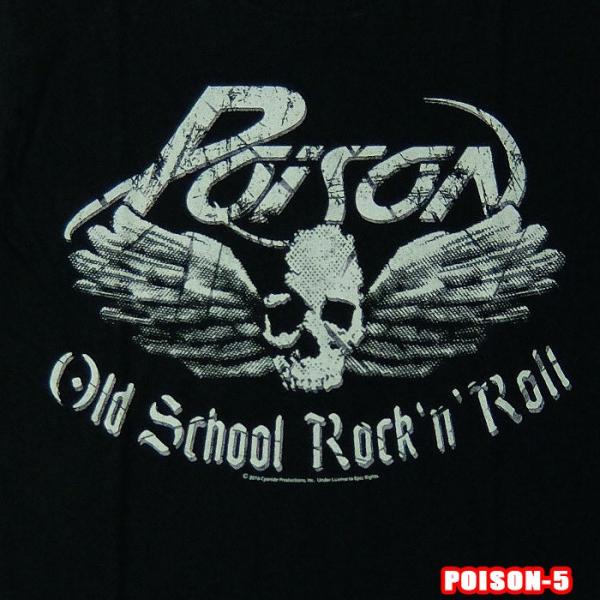 ROCK TEE POISON-5[ポイズン]  OLD SCHOOL ROCK'N ROLL   ...