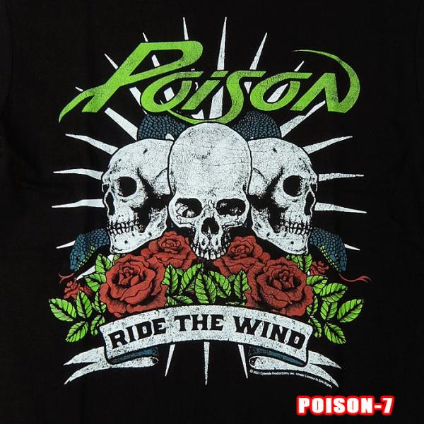 POISON-7ポイズン] RIDE THE WIND ロックＴシャツ バンドTシャツ ROCK T...