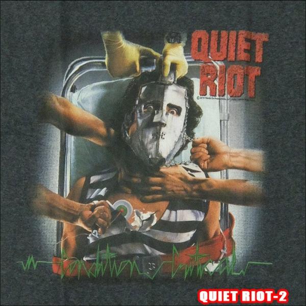ROCK TEE QUIET RIOT-2[クワイエットライオット]  METAL HEALTH  ...