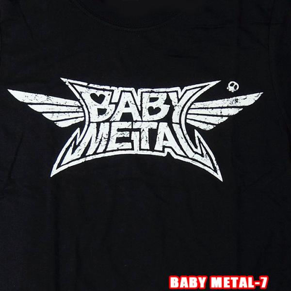 BABY METAL-7[ベビーメタル] LOGO ROCK TEE ロックＴシャツ バンドTシャツ...