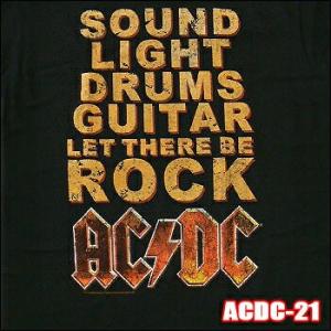 ROCK TEE  ACDC-21[エーシーディーシー]  LET THERE BE ROCK  ロ...