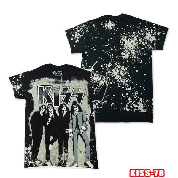 KISS-78[キッス] DTK HAVOK LIQUID BLUE ロックＴシャツ バンドTシャツ...