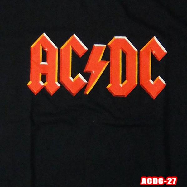 ROCK TEE ACDC-27[エーシーディーシー]  LOGO ロックＴシャツ/バンドTシャツ