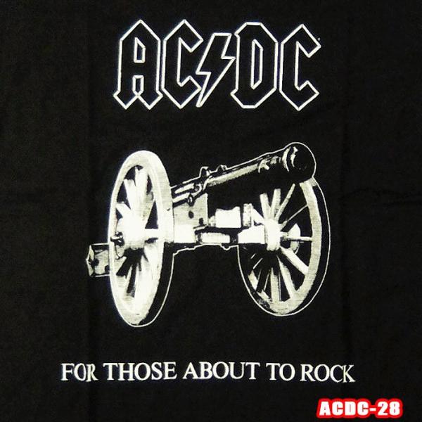 ROCK TEE ACDC-28[エーシーディーシー]  FOR THE ABOUT TO ROCK...