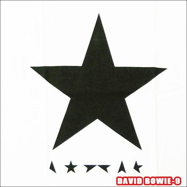 DAVID BOWIE-9[デビッドボーイ]  BLACK STAR ROCK TEE ロックＴシャ...