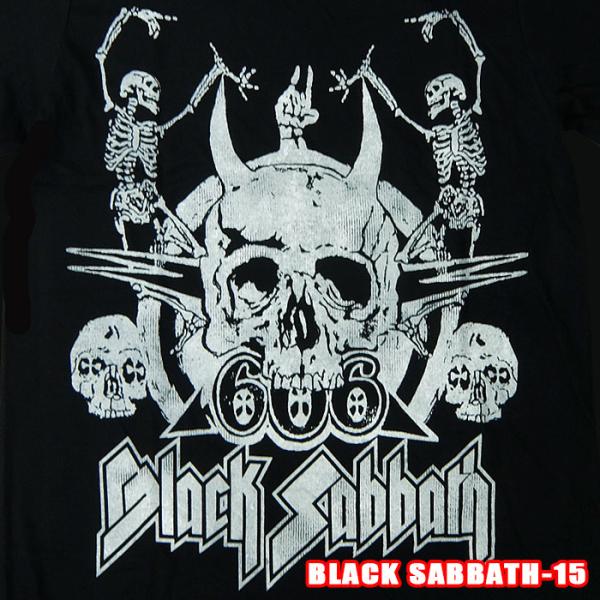 BLACK SABBATH-15[ブラックサバス] DANCING SKELETONS ロックＴシャ...