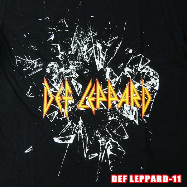 DEF LEPPARD-11[デフレパード] SHATTER LOGO ロックＴシャツ/バンドTシャ...