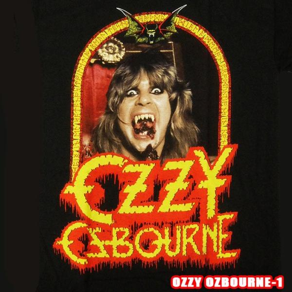 ROCK TEE OZZY OZBOURNE-1[オジーオズボーン]     ロックＴシャツ/バンド...