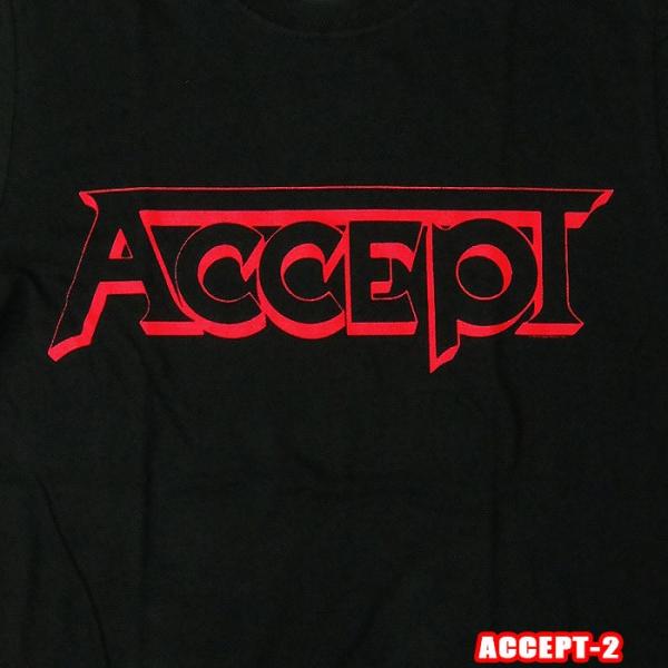 ROCK TEE ACCEPT-2[アクセプト]  LOGO-1   ロックＴシャツ/バンドTシャツ...