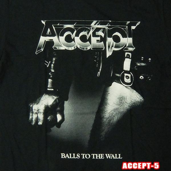 ROCK TEE ACCEPT-5[アクセプト]  BALLS TO THE WALL   ロックＴ...