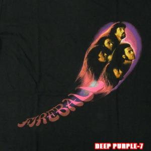 DEEP PURPLE-7[ディープパープル]  FIREBALL ROCK TEE ロックＴシャツ/バンドTシャツ｜westwave