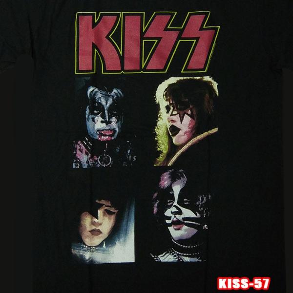 ROCK TEE KISS-57[キッス]  ALIVE-2 ロックＴシャツ/バンドTシャツ