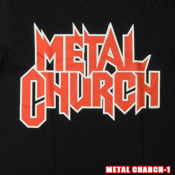 ROCK TEE  METAL CHURCH-1[メタルチャーチ]  LOGO  ロックＴシャツ バ...